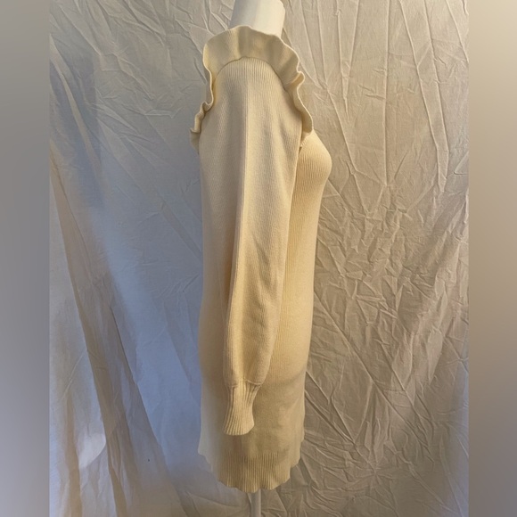 Sweater Dress Cream Size L - Picture 6 of 11